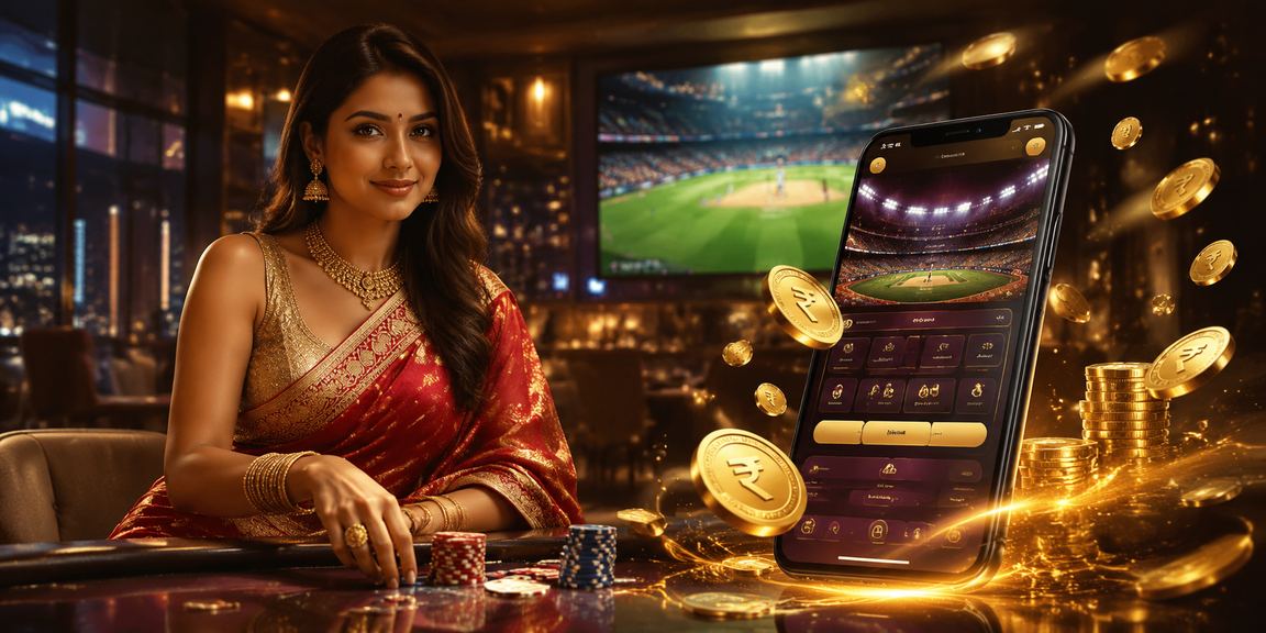Young woman anticipating cricket bet results from home